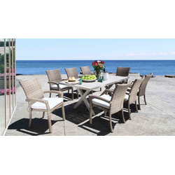 Shown with Milano (dove) table