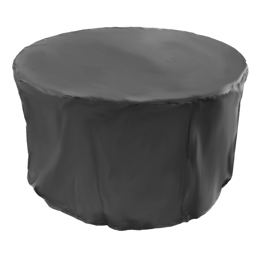 Paramount Round Firepit Cover - Water-Resistant Vinyl Protection For 40-Inch Fire Pits